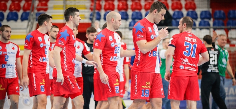 EHFEC finals first leg match in Novi Sad